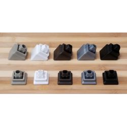 Big Square Connectors available in 5 colours (pk of 20 with screws or individual)