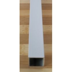 Barreaux en aluminium carr blanc (Boite de 10 et  l'unit)