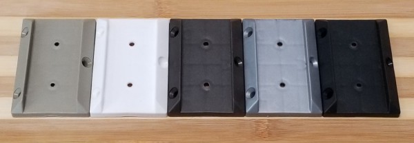 Support for Inline Railing (3 1/2 inches - pack of 2 or 4 with same colour screws) Support for Inline Railing (3 1/2 inches - pack of 2 or 4 with same colour screws)