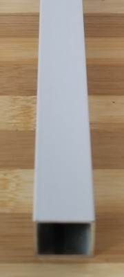 Barreaux en aluminium carr blanc (Boite de 10 et  l'unit)